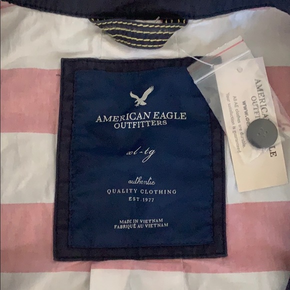 American Eagles Navy Cotton Jacket - Picture 6 of 7